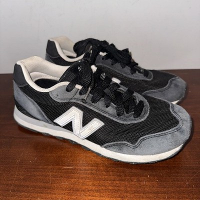 New Balance 515 Sneakers Black White Casual Running Shoes Suede Mens 8