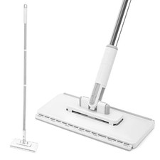 Owlkela Floor Wiper, Automatic Clip-On Floor Mop With One-Touch Opening And Clo_