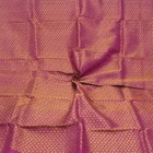 Vintage Purple 100% Pure Silk Handwoven Sari Remnant 5YD Craft Fabric Silk Scrap