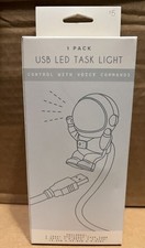 Astronaut NASA Space USB LED Task Light Control With Voice Command.