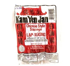 Kam Yen Jan Chinese Style Sausage Lap Xuong 12oz Cantonese Pork Sausage