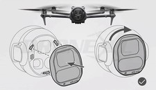 DJI Mavic 4 Pro eND ND4‑64 Electronic Filter Remote Auto‑Switch ND Lens Filter