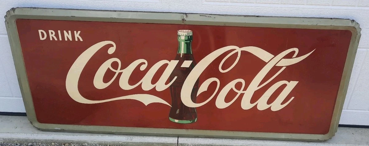 Large Vintage Coca Cola Sign In Collectible Coca-Cola Advertising 