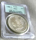 1900 O MORGAN SILVER DOLLAR ~ PCGS MS64 ~ OLD GREEN LABEL ~ BRIGHT & SHINY