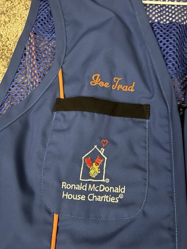 Vintage Skeet Shooting Vest Ronald Mc Donald House Charities L “Kids & Clays” - Picture 2 of 8