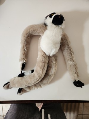 Wild Republic Plush Ring Tailed Lemur Realistic Stuffed toy hugger Zoo Animal
