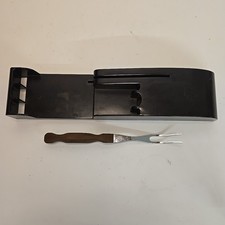 Cutco No. 26 10.5โ Chefs Carving Serving Fork Utensil Wood Handle Made In USA