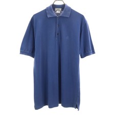 Used HERMES made in Italy Short sleeve Polo shirt S Blue Men's