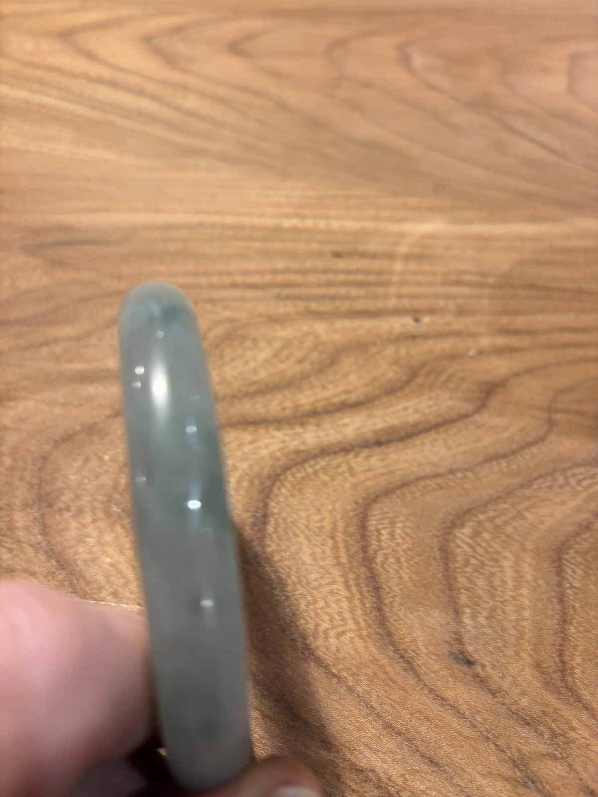 Vintage Solid Agate Bangle/Bracelet - image 2