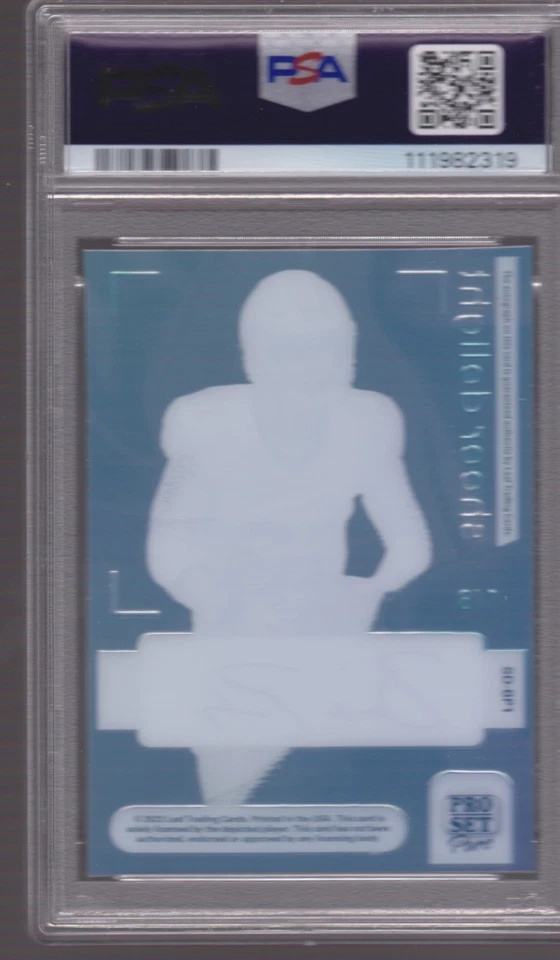 Brock Purdy - 2023 Pro Set Pure Sheer Delight 1/8 Auto Holo Bronze #SDBP1 PSA 9 - Image 4 of 4