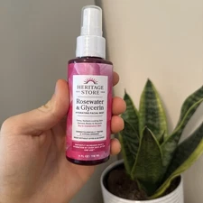 Heritage Products Rosewater And Glycerin Spray - 4 Fl Oz New Sealed