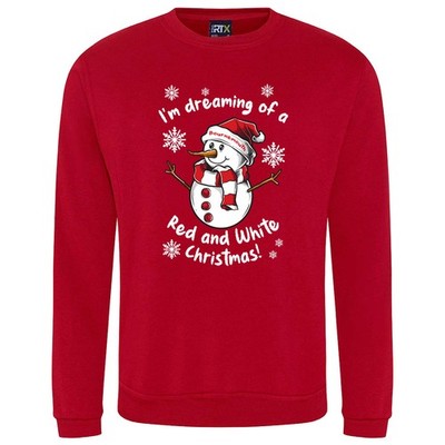 Bournemouth Schneemann Sweatshirt Büro Pullover Party Herren Damen inoffiziell