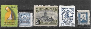 ESPAGNE : lot de vignettes (ref D)