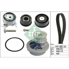 Wasserpumpe + Zahnriemensatz Schaeffler Ina 530 0078 30 für Opel Vauxhall