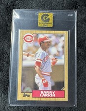 1987 Topps - Barry Larkin #648 Rookie Card!  **GCC GOLD**