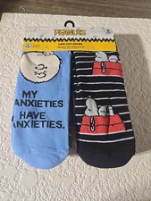 PEANUTS COMICS CHARACTER 10 PAIRS LOW CUT SOCKS Size 4-10 LICENSED NEW