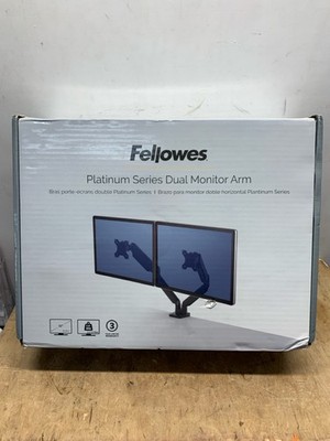 Fellowes Platinum Series Dual Flat-Panel Monitor Arms-32inch (E10043708)