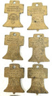 36 Sturdy Liberty Bell Bronze or Brass Tokens — photo 9