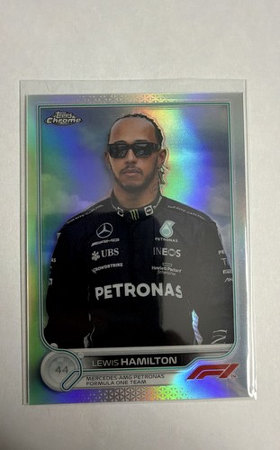 2022 Topps Chrome Formula 1 Lewis Hamilton [Refractor] #6 card