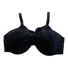 Bali Beauty Lift Invisible Support Underwire Convertible Bra Size 42DDD Black