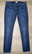 Hudson Jeans Womens Collin Midrise Skinny Blue Stretch Denim Size 29 Made In USA