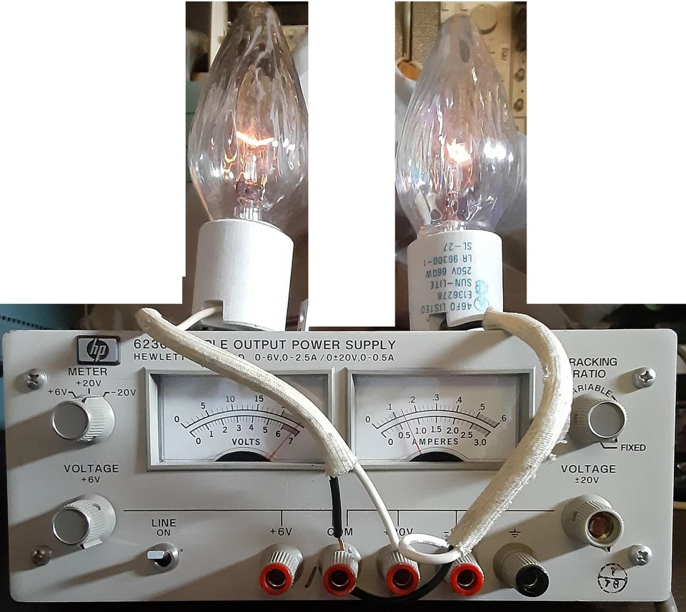 HP 6236B Lab Power Supply 3 output TESTED 0-6V 0-2.5A 0 to +/-20V 500mAx2 Track - Image 2 of 4