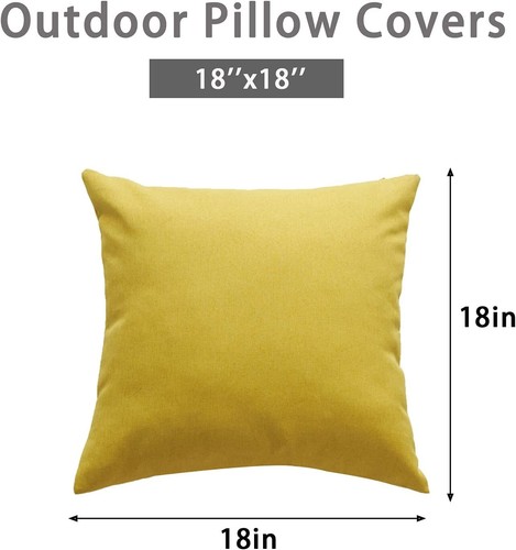 Fundas de almohada impermeables al aire libre decoración patio almohadas patio jardín porche - Imagen 5 de 37