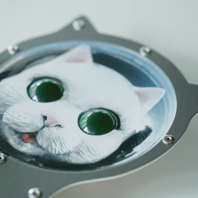 Kenji Yanobe SHIP'S CAT Mirror 182×558mm Numbered ed.1000