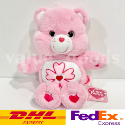 Care Bear Cherry Blossom Pink Bear Official Licensed Plush Doll