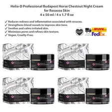 Helia-D Professional Budapest Horse Chestnut Night Cream for Rosacea Skin 50mlx4