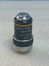 Leica E2 Plan 10X Microscope Objective 13494030 - 10x/0.25