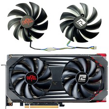 Graphics Card Fan Cooling Fans for POWERCOLOR RX6600/RX6600XT/RX6650XT Red Devil