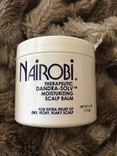 New ~ Nairobi Therapeutic Dandra-Solv Moisturizing Scalp Balm, 4 oz