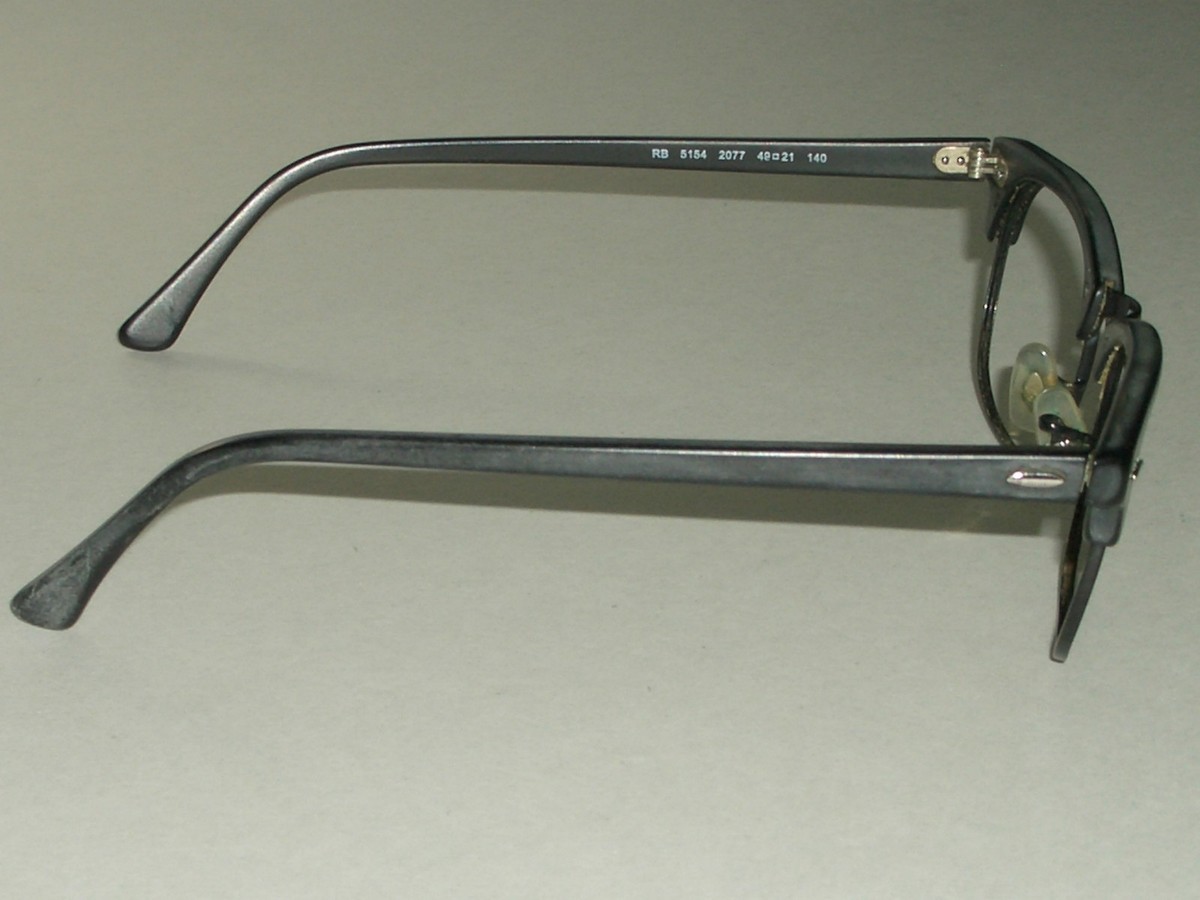 Ray-Ban CLUBMASTER RB5154 2077 49-21-140 Matte Black Eyeglasses