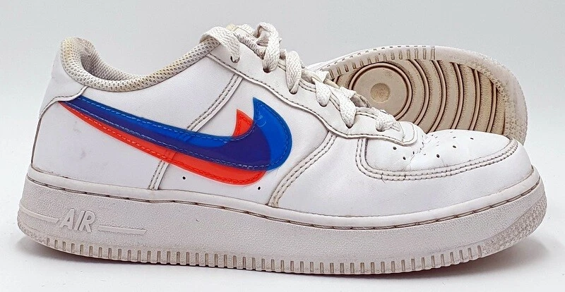 Nike Air Force 1 3D Glasses Low Trainers BV2551 100 White Blue UK4