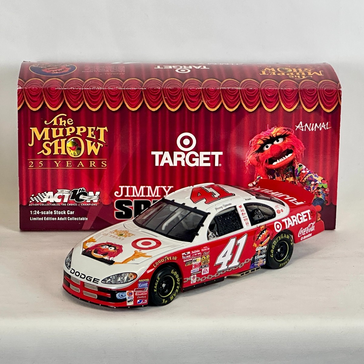 Jimmy Spencer #41 Animal 2002 Muppets TARGET diecast car Action