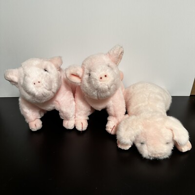 Ty Vintage Petunia  Arnold the Pig Plush Pink Stuffed Animal 1989 1995