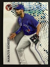 Marcus Semien 2022 Topps Pristine Baseball Card Toronto Blue Jays #129