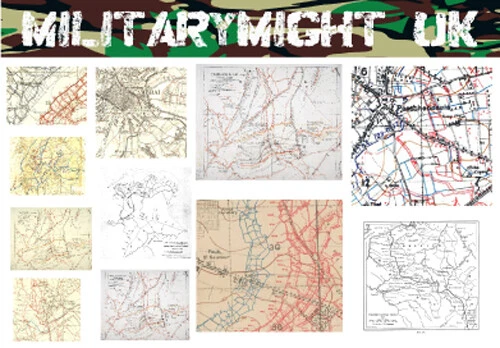 1 32 / 1 35 SCALE BRITISH WW1 WAR MAPS DIORAMA MODEL ACTION FIGUR DECALS