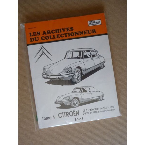 Livre technique Citroën DS21 ie et DS23 pour réparer le système hydraulique