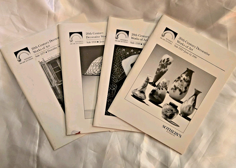 Collection of 4 Sotheby's Arcade Auction Catalogs 20th Century Decorative Works