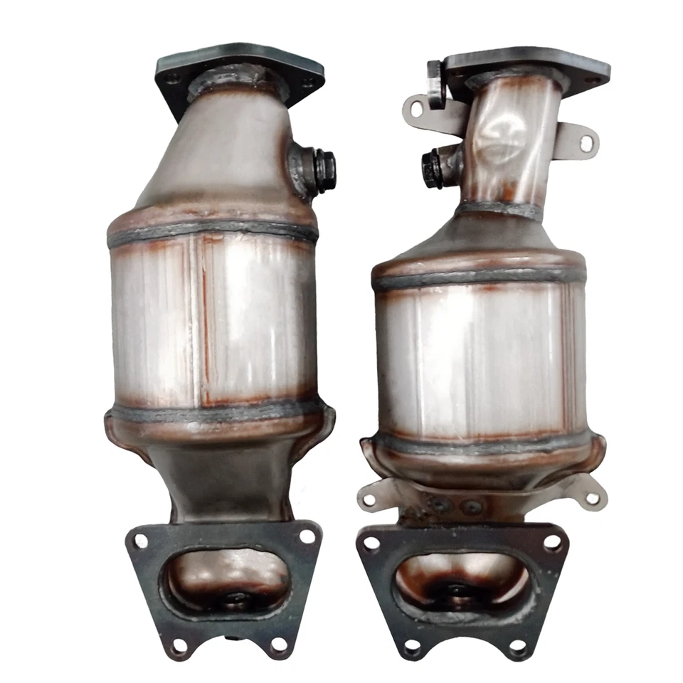 For 2005 2006 2007 2008 Honda Pilot 3.5L Bank 1 & 2 Rear Catalytic Converter Set Foto 3 de 4