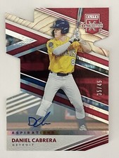 2020 Panini Elite Extra Edition Daniel Cabrera RC /45 Auto Die-Cut #62
