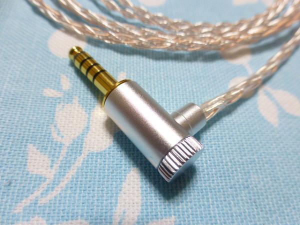 IER Z1R 6N銀 + PureOCC 4.4mm5極 L字 トープラ M9 IER Z1R 6n Silver + Pureocc 4.4mm5 Pole L -shaped Topura M9