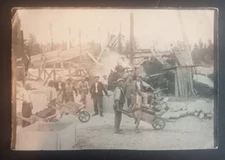Photo Construction of the Pont de Cassagnoles sur le Gardon (Gard) 1920 18x12