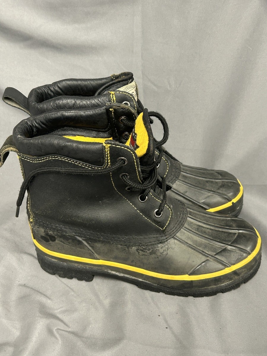 Genuine Duck Boots Steel Shank Shoes Size 6 Thermolite Black  display picture 3