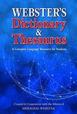 Webster's Dictionary & Thesaurus - Paperback By Merriam-Webster - GOOD