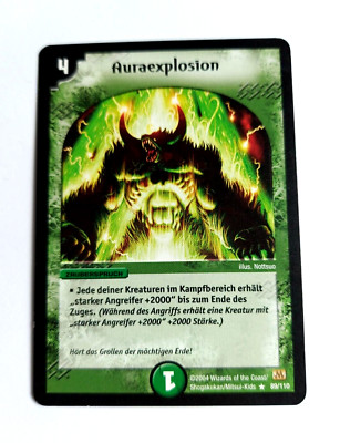 DUEL MASTERS DM - 01, AURAEXPLOSION, 89/110, DEUTSCH, RARE, NEAR MINT