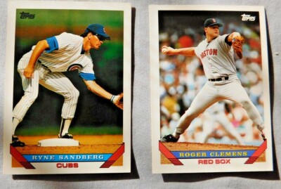 1993 Topps Baseball Card #1-200 Pick one