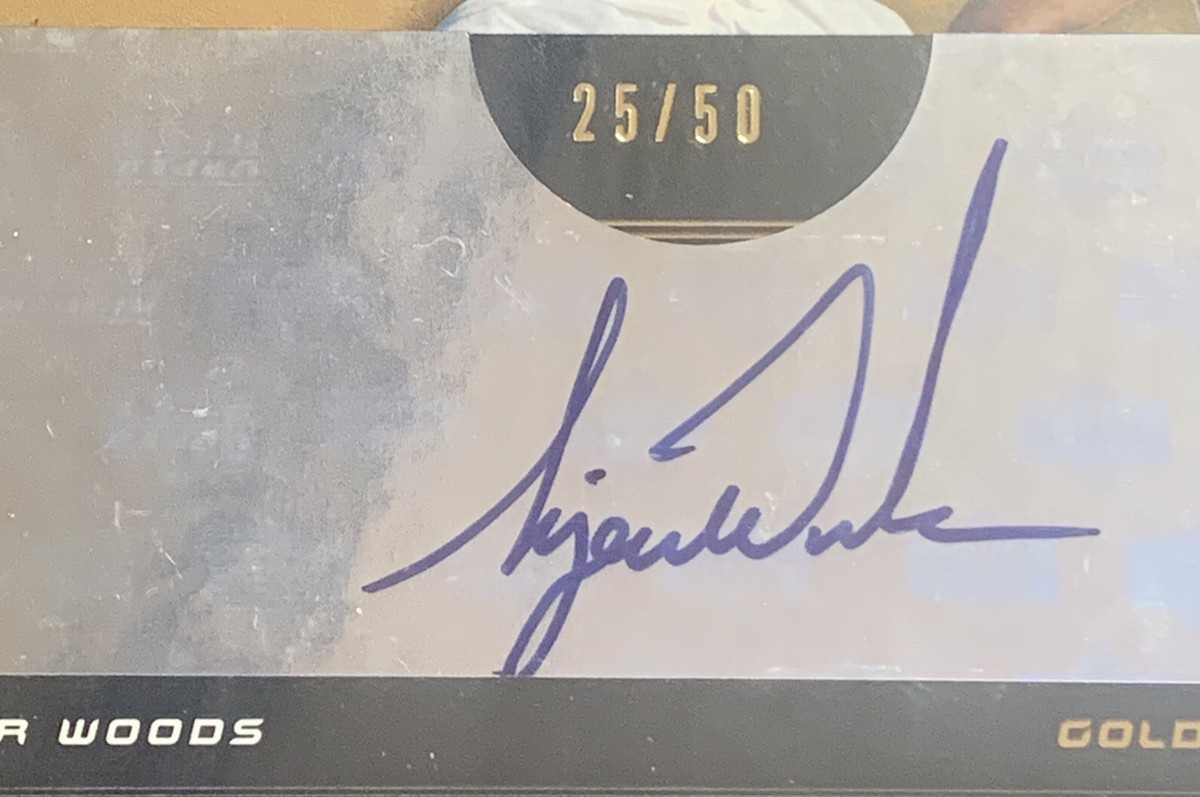 2003 SP Game Used Edition - Signature Swings Gold 3 Tiger 2003 SP Game Used Edition - Signature Swings Gold 3 Tiger